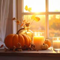 Autumn Window Sill