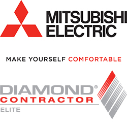 Mitsubishi Electric MYC Diamond Contractor Vertical Logo